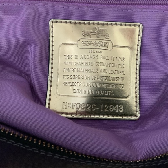 Coach Madison Sabrina Satchel - Picture 9 of 10